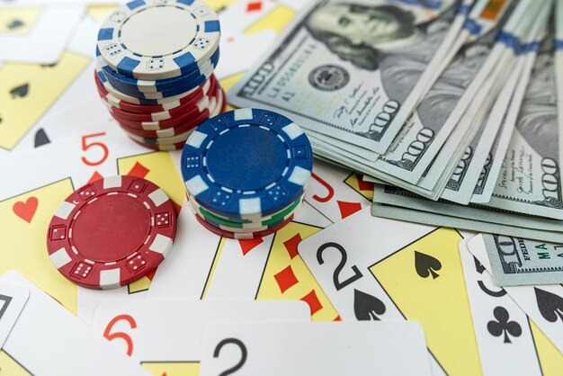 Live casino table with multi-camera view